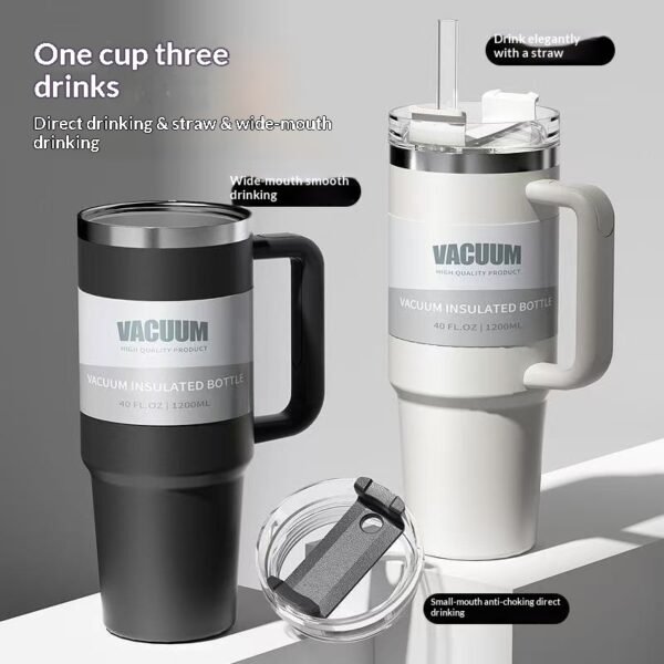 40oz Iced Coffee Tumbler 304 Stainless Steel Cup